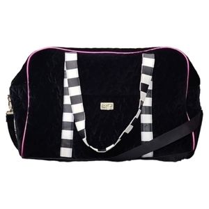 Betsy Johnson Luv Betsy Velour weekender bag